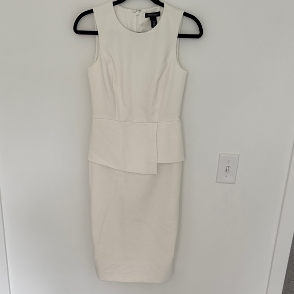 White House Black Market Dresses & Skirts - White House Black Market White Business Midi Dress - Size 0